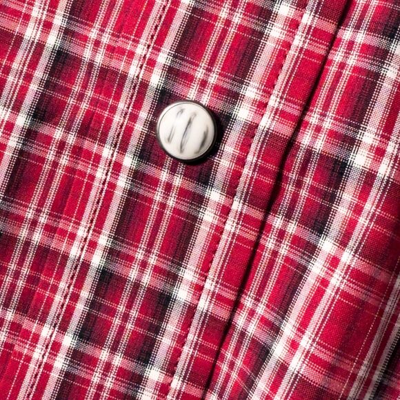 Ariat Pro Series Witten Classic Fit Snap Long Sleeve Shirt Red Plaid Mens Size M - Picture 14 of 15